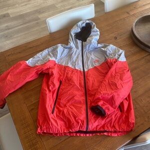 Nike Men’s Red and Gray Windbreaker